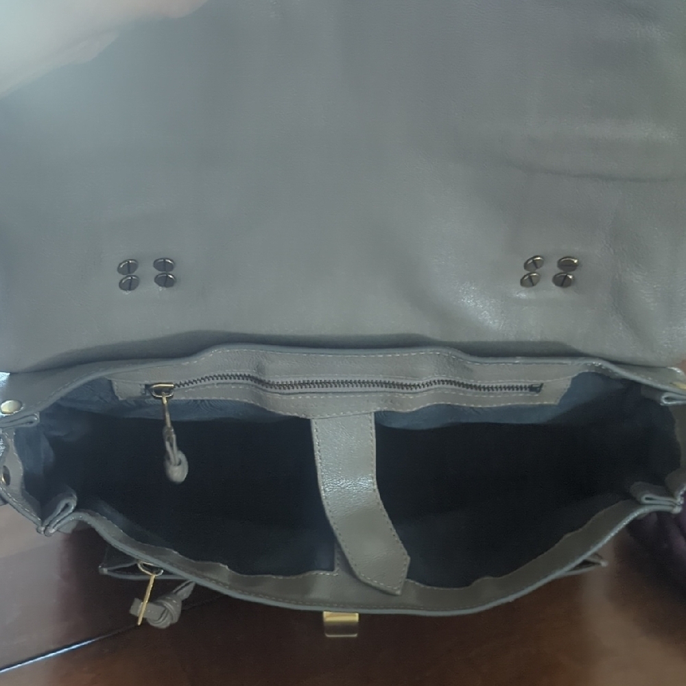 Proenza Gray Leather Satchel - Picture 6 of 7